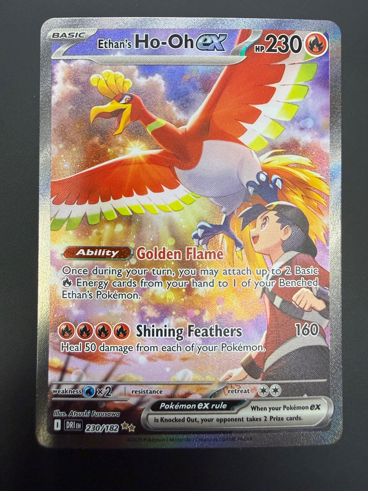 Ethan's Ho-Oh ex 230/182 Destined Rivals