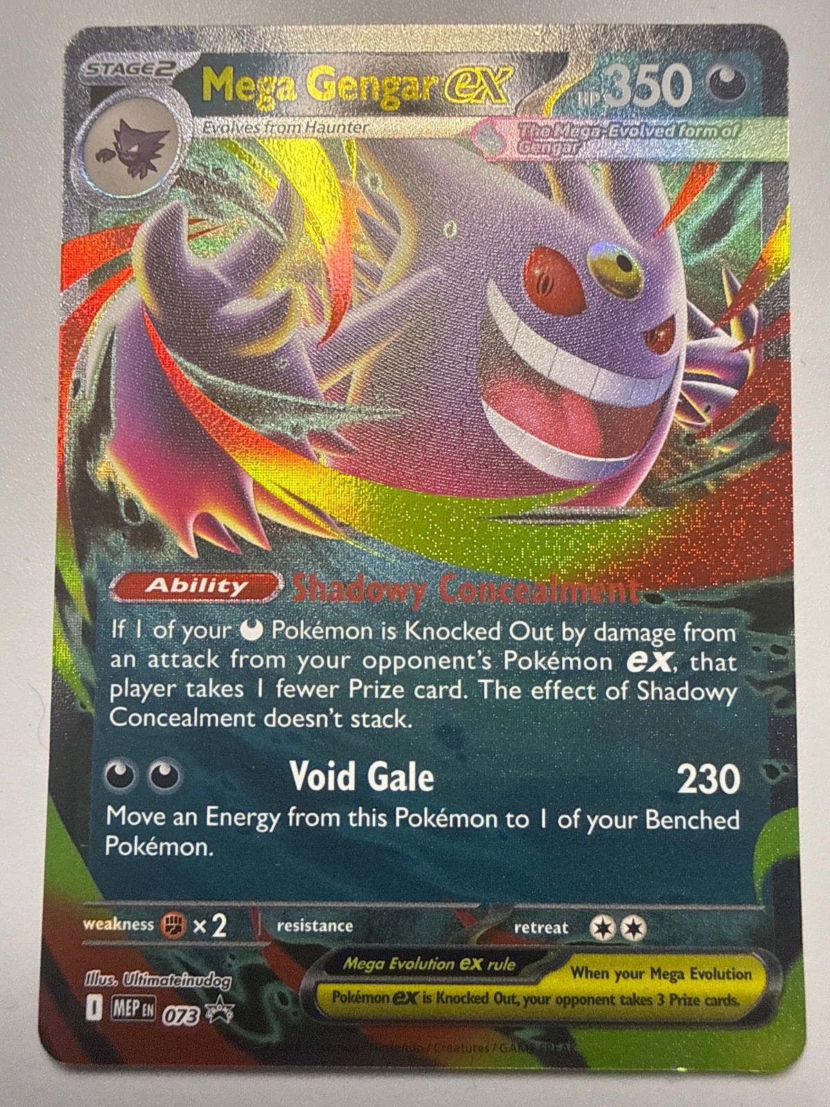 Mega Gengar ex 73 MEP Black Star Promos