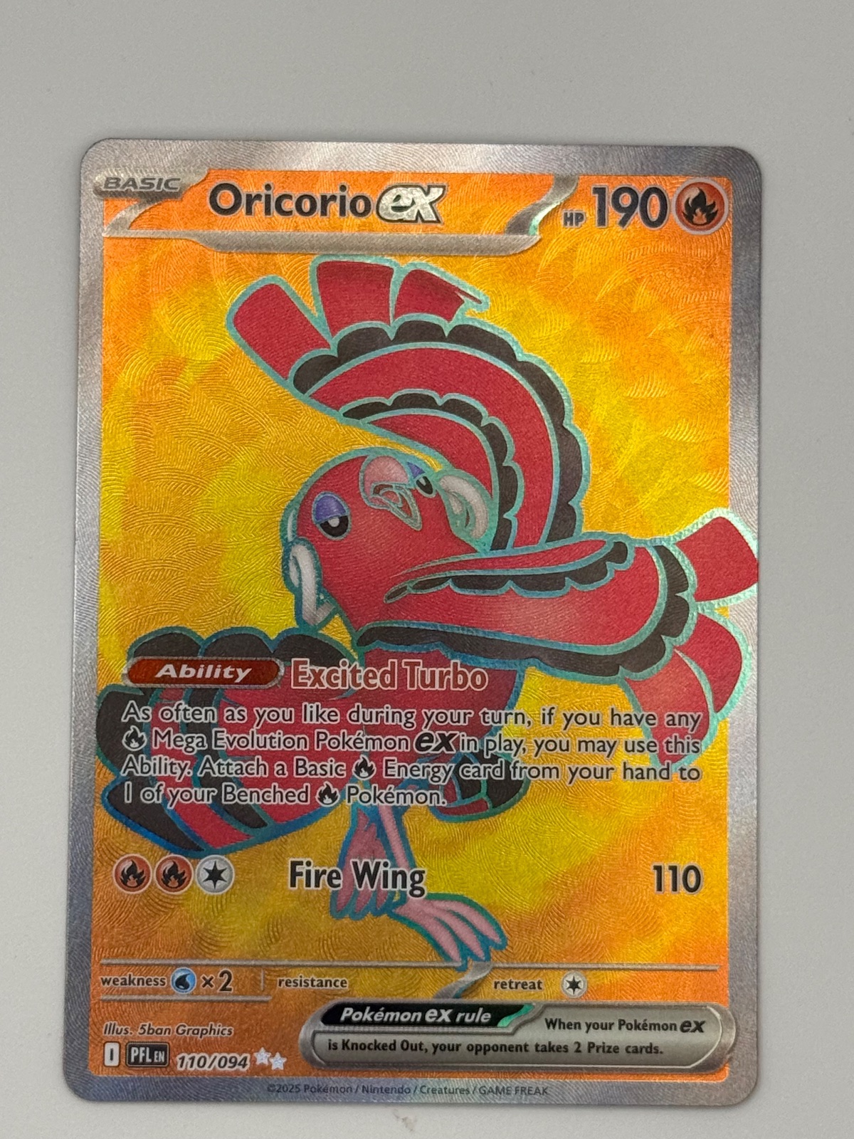 Oricorio ex 110/94 Phantasmal Flames