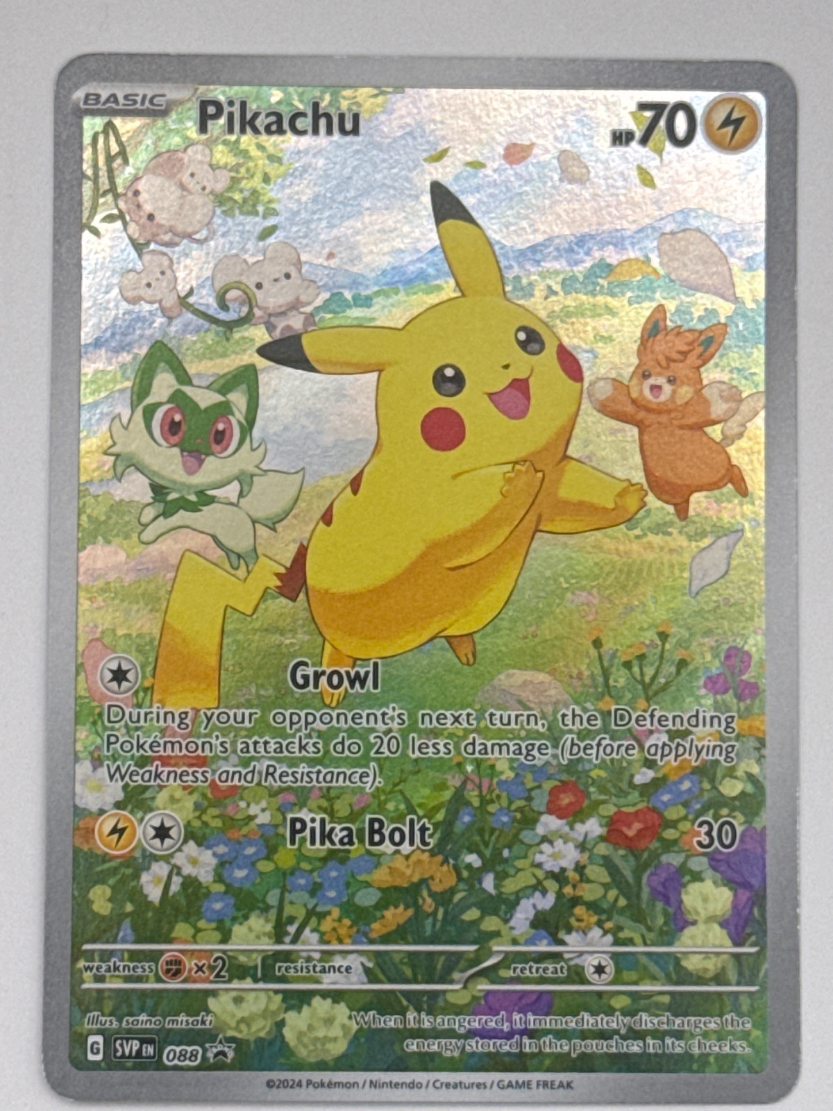 Pikachu 88 SV: Scarlet & Violet Promo Cards