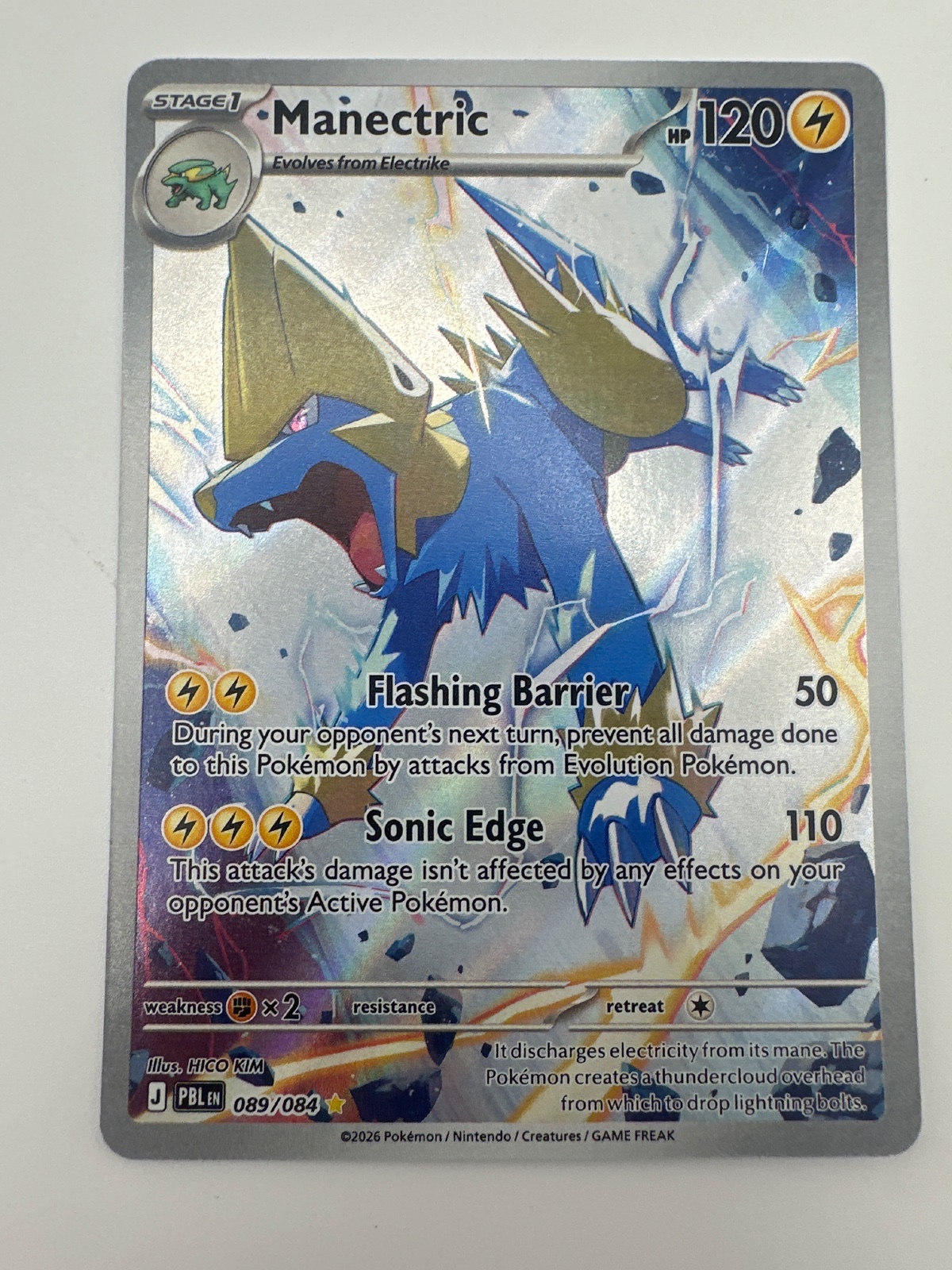 Manectric 89/84 Pitch Black