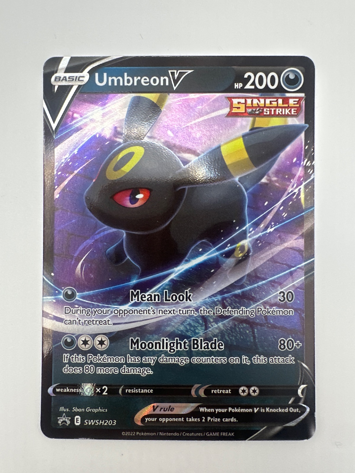 Umbreon V SWSH203 SWSH: Sword & Shield Promo Cards