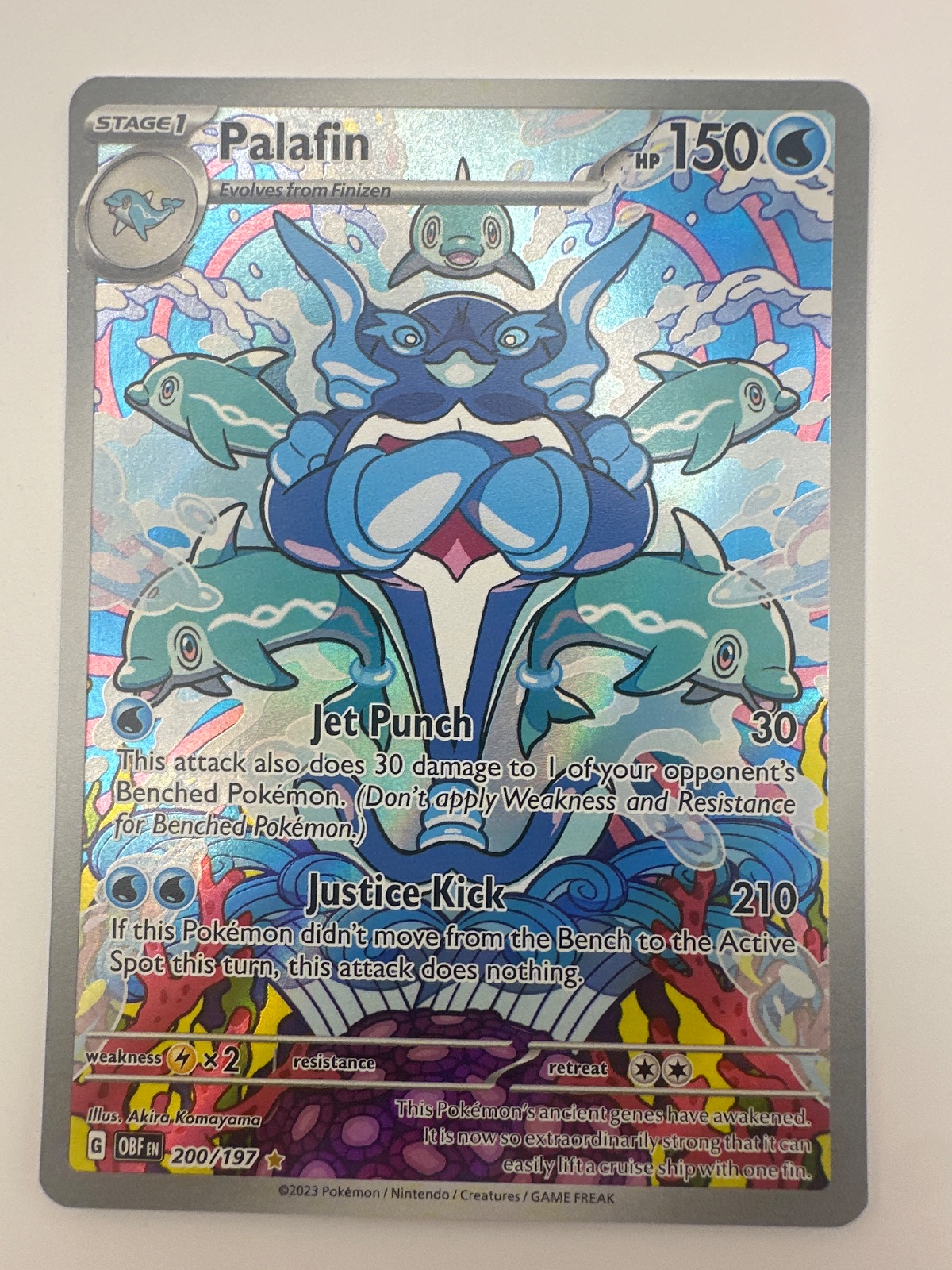 Palafin 200/197 Obsidian Flames