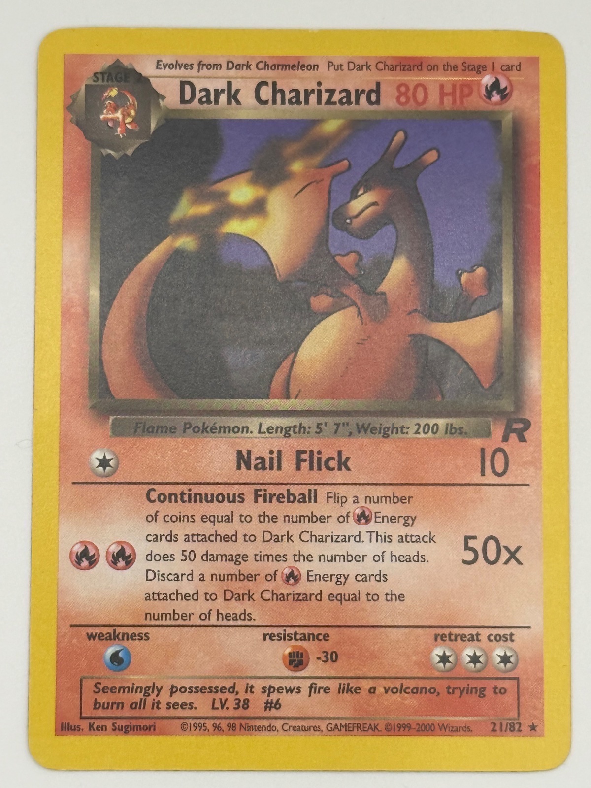 Dark Charizard 21/82 Team Rocket