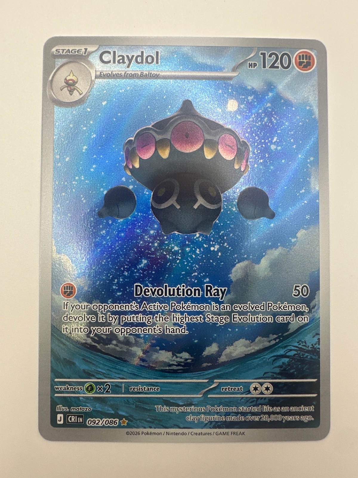 Claydol 92/86 Chaos Rising
