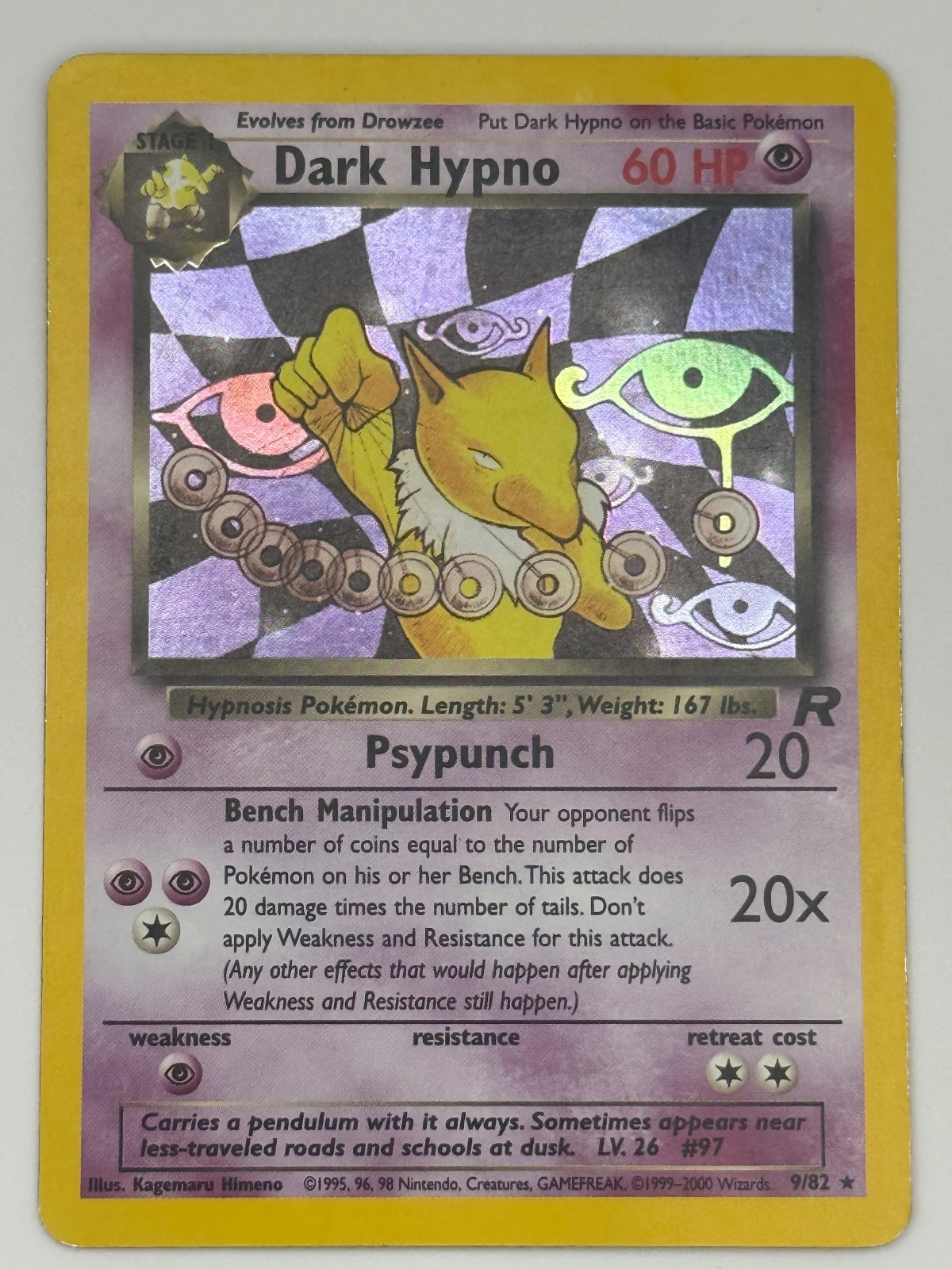 Dark Hypno 9/82 Team Rocket