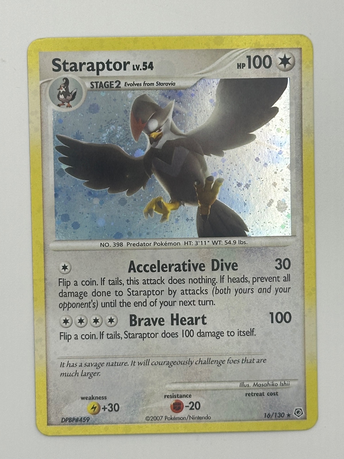 Staraptor 16 Diamond & Pearl