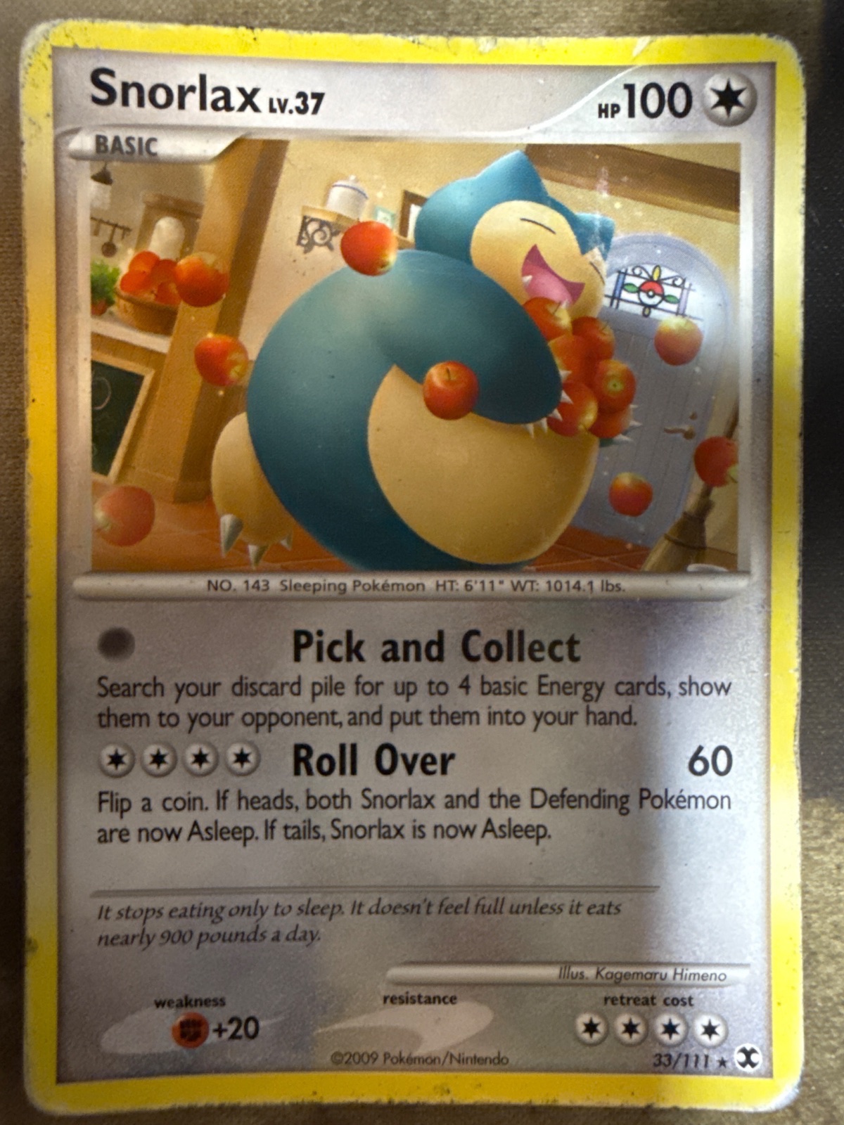 Snorlax 33/111 Rising Rivals