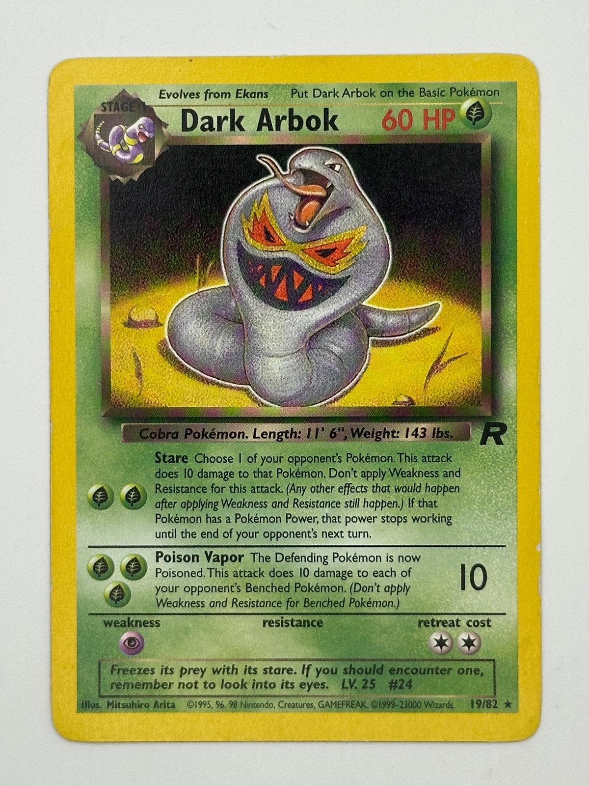 Dark Arbok 19/82 Team Rocket