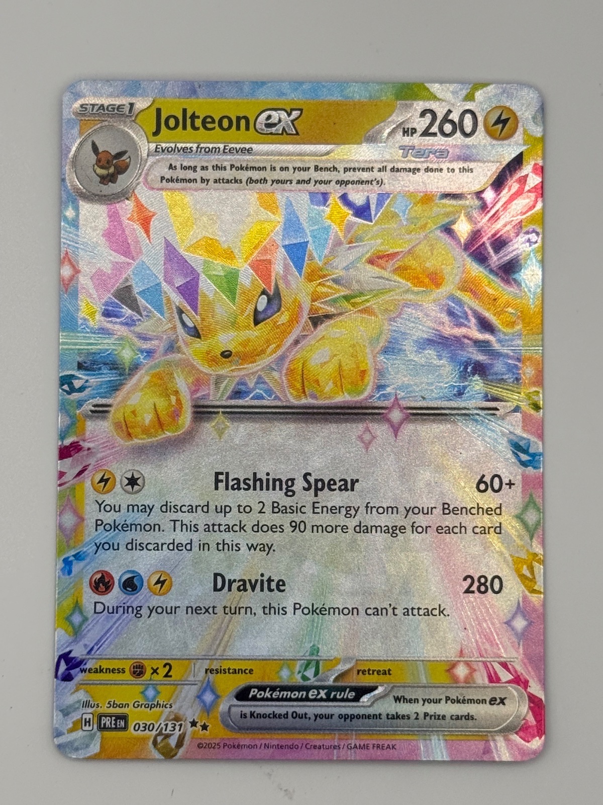 Leafeon ex 6 Prismatic Evolutions