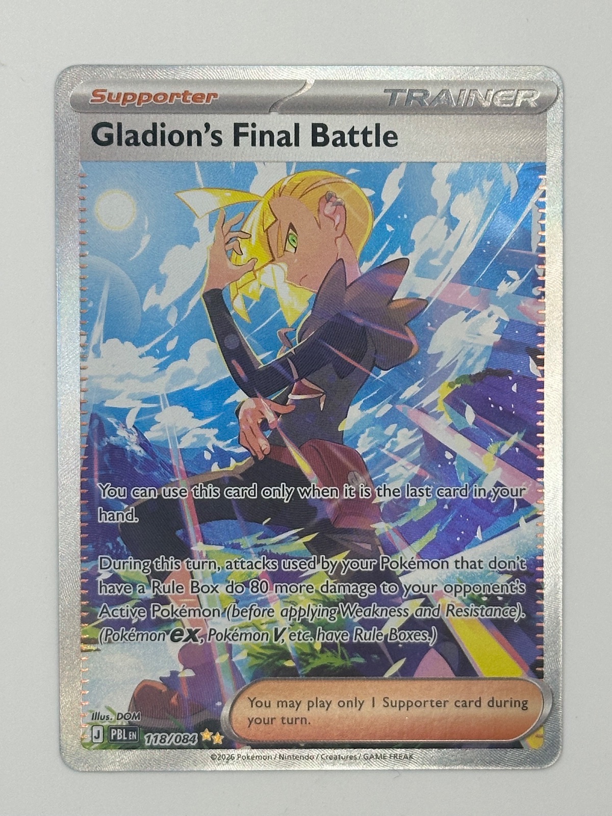 Gladion's Final Battle 118 Pitch Black