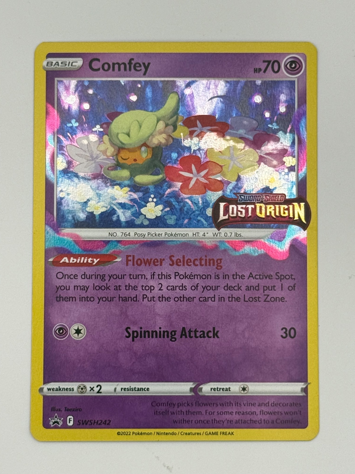 Comfey SWSH242 SWSH Black Star Promos