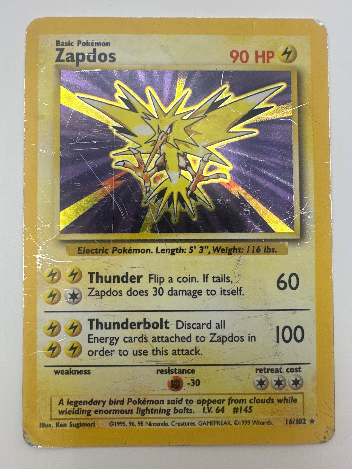 Zapdos 16 Base